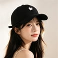thumbnail image 4 of MEICHEN College Style Loving Couple Baseball Caps Girls' Summer Sunshade and Sun Caps Korean Version Student's Versatile Baseball Caps For, 4 of 5
