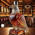 thumbnail image 3 of Fanyil Eaglory,Funny Whiskey Eagle Bottle,Exquisite Eagle Liquor Bottle,Unique Whiskey Eagle Glass Decanter,for Whiskey Lovers, Husband, Boyfriend, 3 of 4
