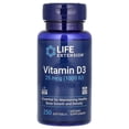 thumbnail image 1 of LIFE EXTENSION VITAMINA D3 25 MCG, 250 SOFTCAPS, 1 of 2
