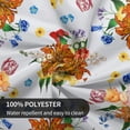 thumbnail image 2 of Modern Bohemian Floral Tablecloth Round 60 In Blue Yellow Red Flowers Washable Wrinkle Stain-Resistant Polyester Table Cloth Spring Summer Autumn Decorations For Party Picnic Dinner Indoor Outdoor, 2 of 6