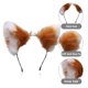 thumbnail image 3 of 2 PCS Wolf Fox Fur Ears Hairhoop Headwear Fancy Dress Party Disfraz de Halloween Diadema Hairband MFZFUKR CPB-SSW1770-5, 3 of 5