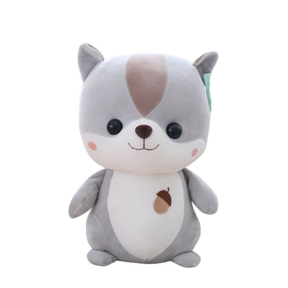 New Cute And Warm Squirrel Pillow Sofa Backrest Toys For Children