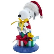 Kurt Adler 8-Inch Peanuts Fabriche Snoopy and Woodstock Table Piece