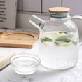 thumbnail image 4 of WRISTBIQUE 2Pcs Water Pitcher Lid Replacement Glass Cover with Wear Resistant Silicone for Jug, 4 of 6