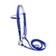 thumbnail image 5 of Brida para caballo con rienda y cabezada de acero inoxidable, bocado de anilla, cuerda para montar a caballo L azul, 5 of 8