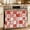 Red, variant on Oven Skirt Curtain for Kitchen 24x32 Inch, Flowers Patchwork Oven Curtain with 8 Ribbon Ties & Ruffle Trim, Stove Skirt Curtain Dishwasher for Cabinets Over Sinks Brown Farmhouse Country Plaid