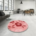 thumbnail image 3 of Ahgly Company Indoor Rectangle Patterned Pastel Pink Area Rugs, 8' x 10', 3 of 6