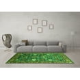 thumbnail image 3 of Ahgly Company Indoor Square Oriental Green Traditional Area Rugs, 8' Square, 3 of 4