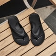 thumbnail image 7 of BRICH Orthopedic Sandals for Women Arch Support Recovery Flip Flops Pillow Soft Summer Beach Shoes Black 9.5, 7 of 7