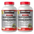 2 Pack KS Glucosamine HCI 1500mg & Chondroitin Sulfate 1200mg, 220 Tablets