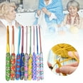 OTVIAP Ergonomic Aluminum Crochet Hook Set, 9Pcs with Comfort Handles