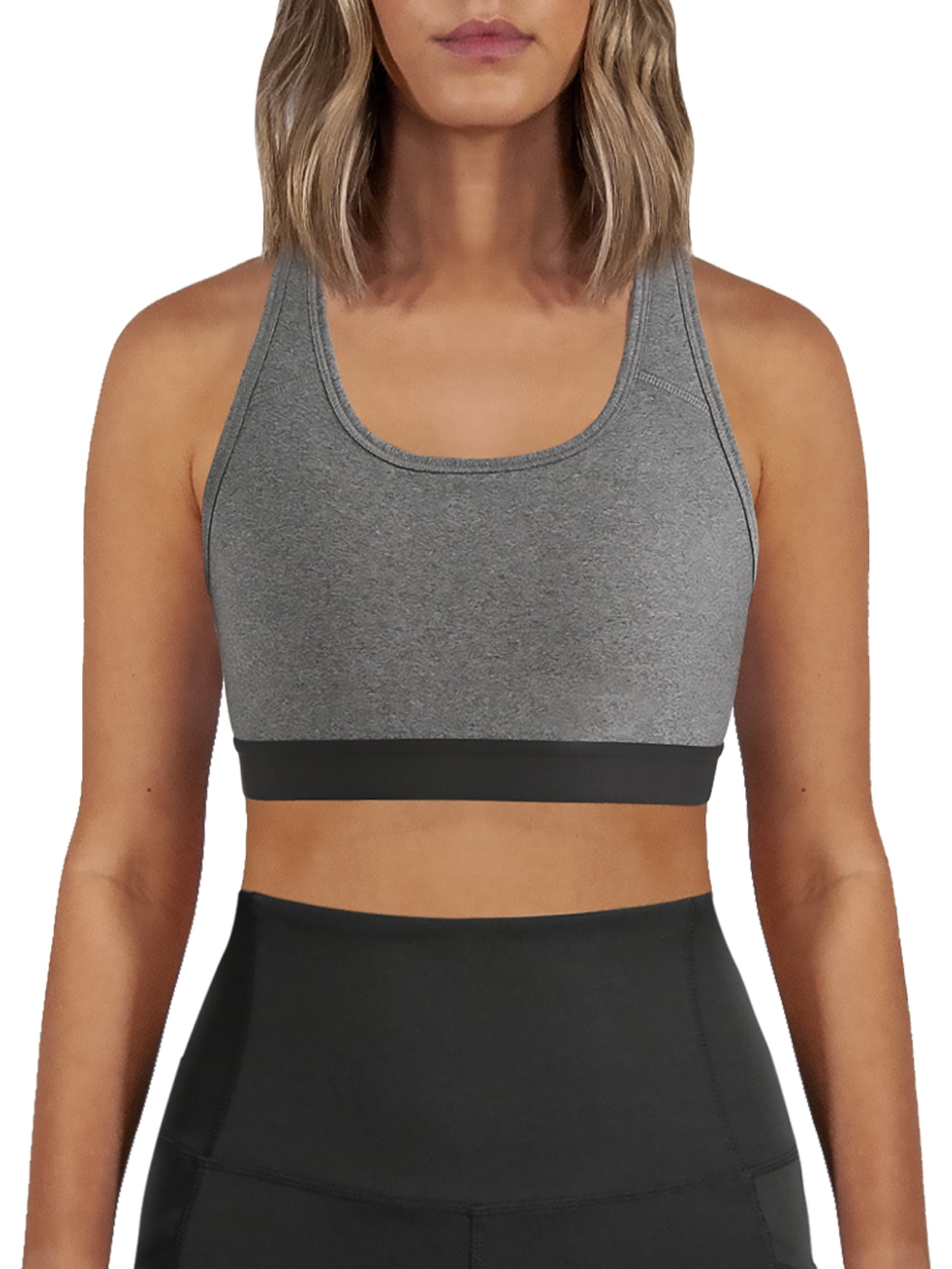 Avia Medium Support Racerback Sports Bra, 2 Pack