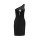 thumbnail image 2 of Vestido con Hombros Descubiertos para Mujer, Primavera, Minivestido Clásico para Citas, Excursiones, Regalo para Mujer SG, 2 of 7