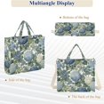 thumbnail image 6 of FORMRS Womens Corduroy Tote Bag Crossbody Shoulder Purse Handbag with Detachable Strap, Watercolor Hydrangeas Pattern, 6 of 7