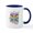 White/Navy Inside, variant on CafePress - Furby Inner Moji - 11 oz Ceramic Mug - Novelty Coffee Tea Cup