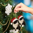 thumbnail image 5 of Aoyunhp Black Cat Ornaments for Christmas Tree,Christmas Ornaments,Funny Cat Ornaments for Christmas Tree,Christmas Decor,Acrylic Santa Hat Cats Meme Hanging Decor,Christmas Tree Ornaments 2"X3", 5 of 7