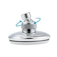 thumbnail image 5 of Cabezal de ducha de alta presión - Cabezal de ducha fijo de cromo anti-fugas de 3.8 pulgadas - Junta de bola metálica ajustable, 5 of 5