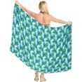 thumbnail image 5 of LA LEELA Summer Swimsuit Wrap Cover up Bikini Wraps Beach Sarong Wrap Skirts for Women One Size Green_Y766, 5 of 5