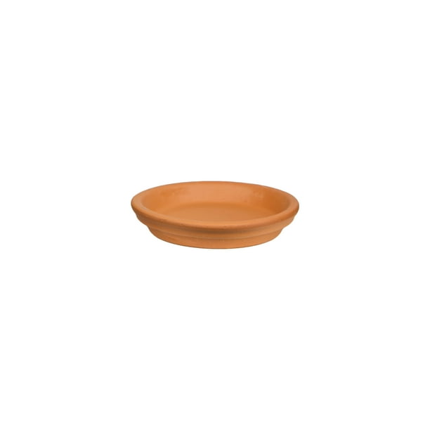 Pennington 6 inch Terra Cotta Clay Standard Saucer, Red