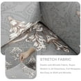 thumbnail image 3 of PiccoCasa 3 Pack Sofa Slipcover Stretch Thick Couch Cover, 1/2/3 Seater, Gray Flower, 3 of 6