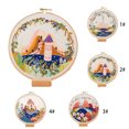 thumbnail image 3 of Coofit Embroidery Starter Kit DIY Scenery Handmade Embroidery Kit Cross Stitch Kit, 3 of 10