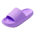thumbnail image 3 of Celivon Shower Shoes For Women And Men Massage Pool Slides Soft Cushioned Anti- Slides Slippers Comfort Purple, 3 of 5