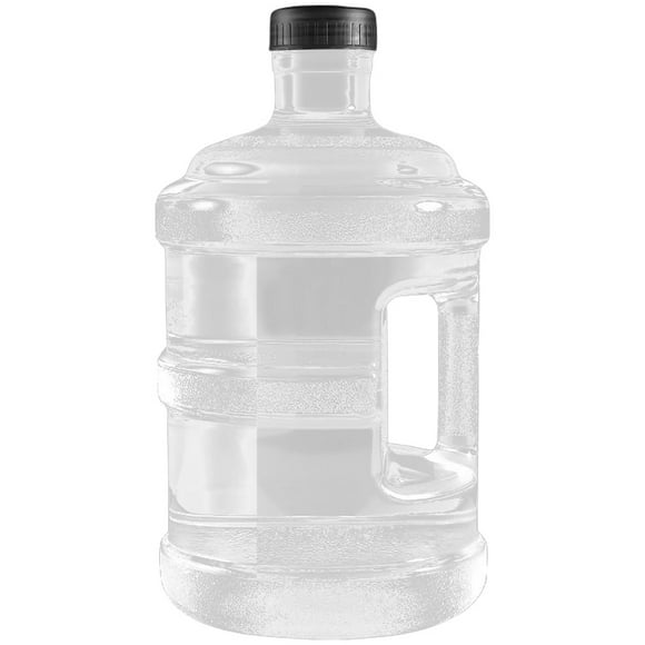 Jarra de agua mineral de gran capacidad transparente engrosar en espesas