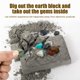 thumbnail image 5 of Muyoka Gemstone Dig Kit Kit completo de herramientas de minería de gemas Juguete interactivo de excavación de cristal Juguete educativo preescolar para niños de más de 6 años Niños Niñas Muyoka Hogar, 5 of 7