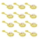 thumbnail image 1 of 3x Pack de 12 Estrellas Decorativas Mini Sonajeros Baby Shower Proveedor de Bautizo 2'' - Amarillo, 2 Pulgadas, 1 of 8