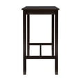 thumbnail image 5 of Linon Claridge 42 Inch Bar Height Pub Table, Walnut, 5 of 6