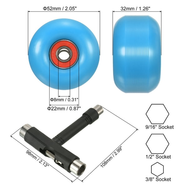 【楽天カード分割】 Uxcell Skateboard Cruiser Wheels for Childcare Activities 鉛筆・シャープペン