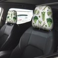 thumbnail image 4 of Headrest Covers for Cars Accessories Interior for Women Men 2Pcs - Asparagus Print broccoli Head Rest Cover for Car Decorations, Car Headrest Cover for Car Decor Interior, 4 of 8