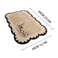 thumbnail image 3 of 23.6" x 15.7" Super Absorbent Diatomaceous Earth Bath Mat, Large Quick Drying Non-Slip Diatomite Stone Bath Mats for Bathroom, Easy to Clean, 3 of 7