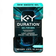 K Y Duration Gel For Men with Pump, Male Genital Desensitizer, 0.16 Oz