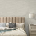 thumbnail image 4 of Tempaper Textured Horizontal Faux Grasscloth Beige Peel and Stick Wallpaper, 20.5" x 16.5', 4 of 7