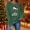 #177-Army Green, variant on Craaazy Xmas Holiday Graphic Pullover Tops for Women Christmas Printed Long Sleeve Shirts Gifts