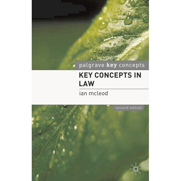 Key Concepts Key Concepts in Law, (Paperback)