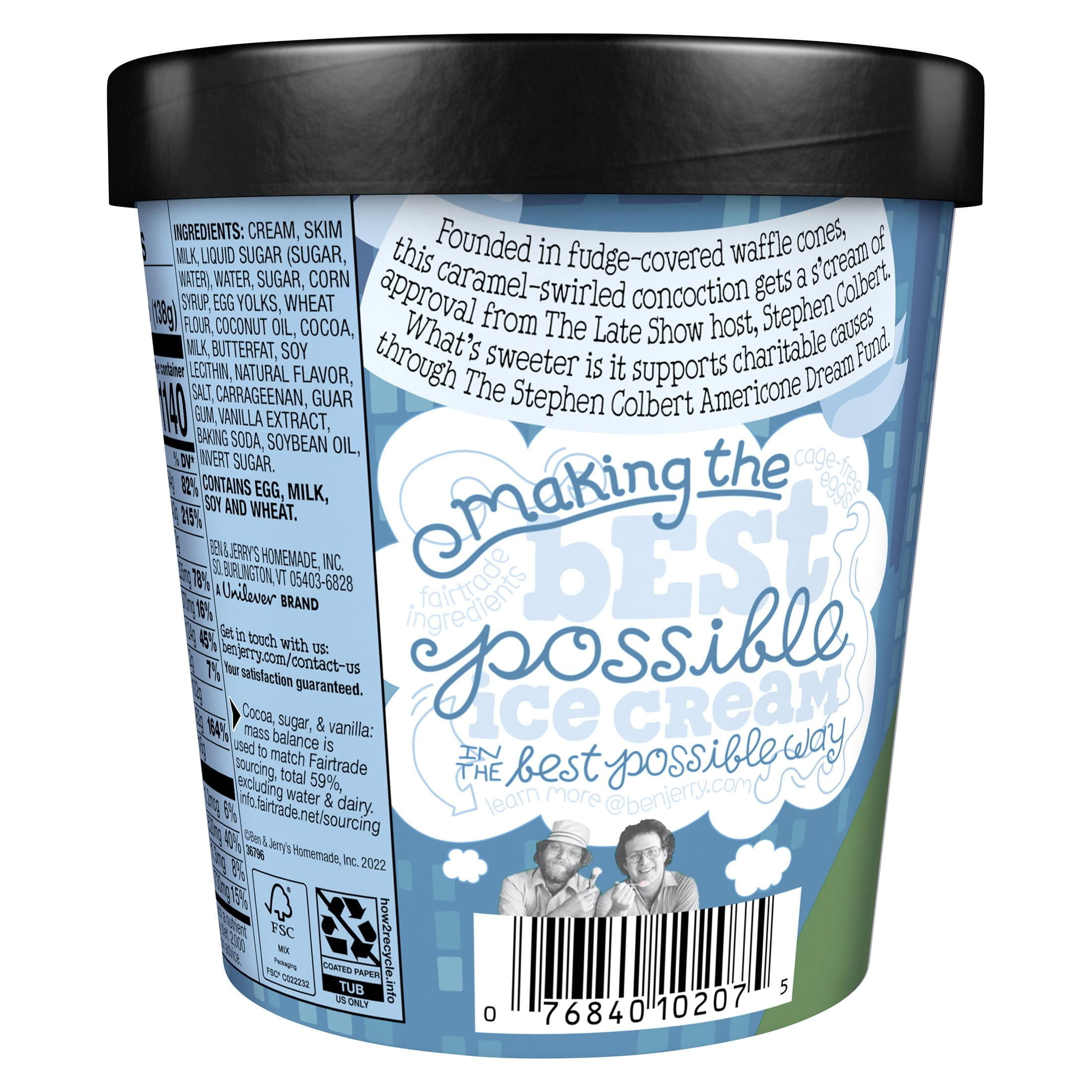 Ben & Jerry's Americone Dream Vanilla Ice Cream Pint, 16 fl oz