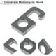thumbnail image 5 of Gancho Colgante para Motocicleta Cuadrado Soporte para Casco de Motocicleta Equipaje para Scooters Bicicletas Tono Titanio Longitud 74mm, 5 of 7