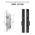 thumbnail image 1 of Waterproof Smart Door Lock Fingerprint APP Password RFID Card Keyless Digital Electronic Lock Aluminum/s Sliding ,Easy Installation, 1 of 6