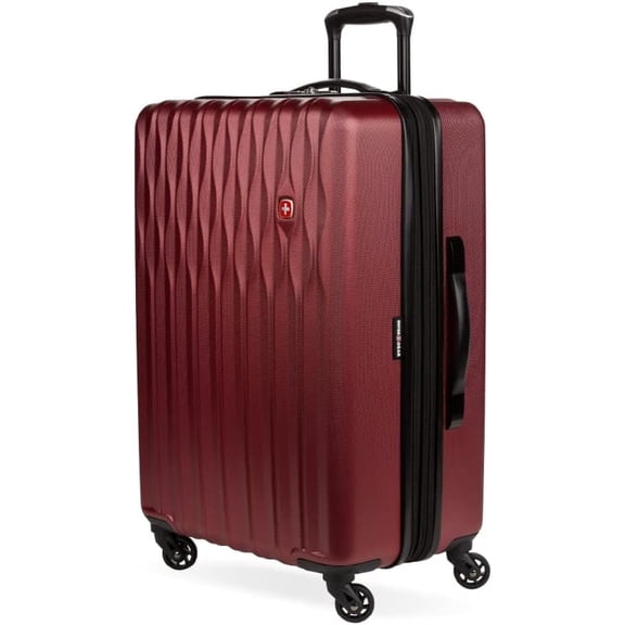 SwissGear 8018 Expandable Luggage, Hard Shell Medium Luggage with Spinner Wheels