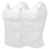 thumbnail image 6 of 2 Pack Men's Body Shaper Compression Shirt Slimming Tank Top Sleeveless Shapewear Undershirt Gynecomastia Tummy Control, 6 of 8