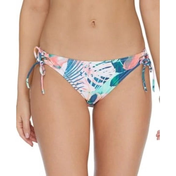 Raisins GREEN Juniors' Vieques Sweet Side-Tie Bikini Swim Bottom, US Small
