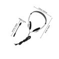 thumbnail image 2 of HONMEET Wired On Ear Headphones For Gaming Featuring Volume Control For Kids 1 Set, 2 of 8