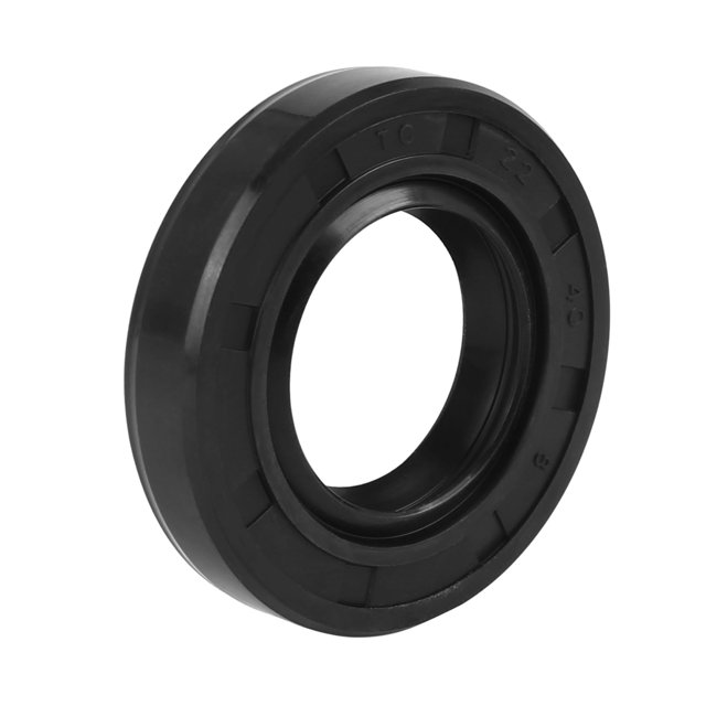 Sello de Eje de Aceite TC de Doble Labio de Caucho Negro de 22mm x 40mm x 7mm para Automóvil