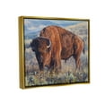 thumbnail image 4 of Stupell Industries Bison Grazing on Prairie Animals & Insects Photography Gold Floater Framed Art Print Wall Art, 31 x 25, 4 of 10