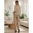 thumbnail image 3 of Conjunto Dama Unitalla Suéter Tejido y Pantalón Estilo Moderno Casual, 3 of 5