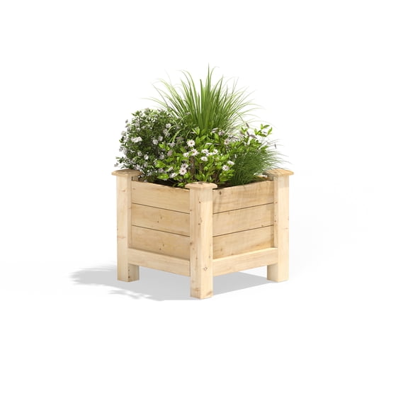Greenes Fence 16" x 16" x 17" (3/4" Thick) Premium Cedar Elevated Planter
