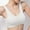 B_ White, variant on SMihono Stylish High Support Sports Bras for Women Breathable Comfortable Bras Running Yoga Bras Plus Size No Underwire Gathering Bra Beige 8