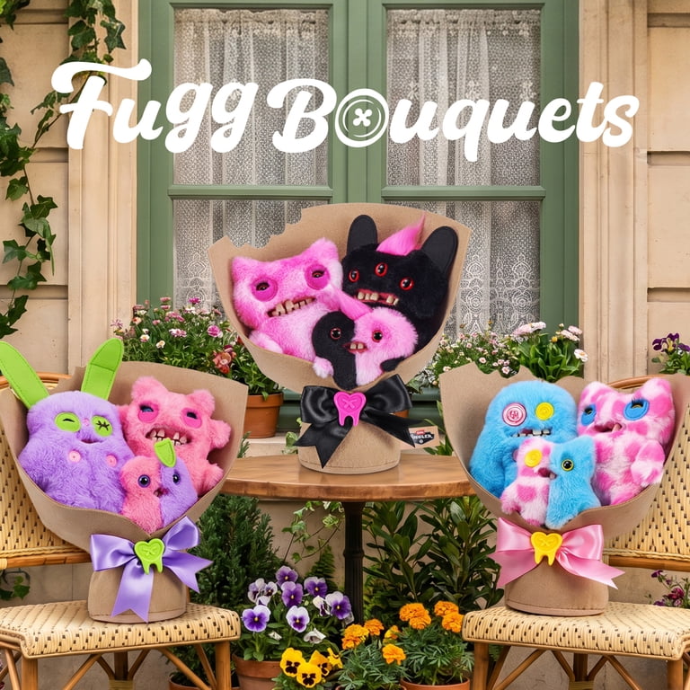 Fuggler Bouquets 2 x 9 Inch, 1 x 3.5 Inch Fugglers (Munch Munch